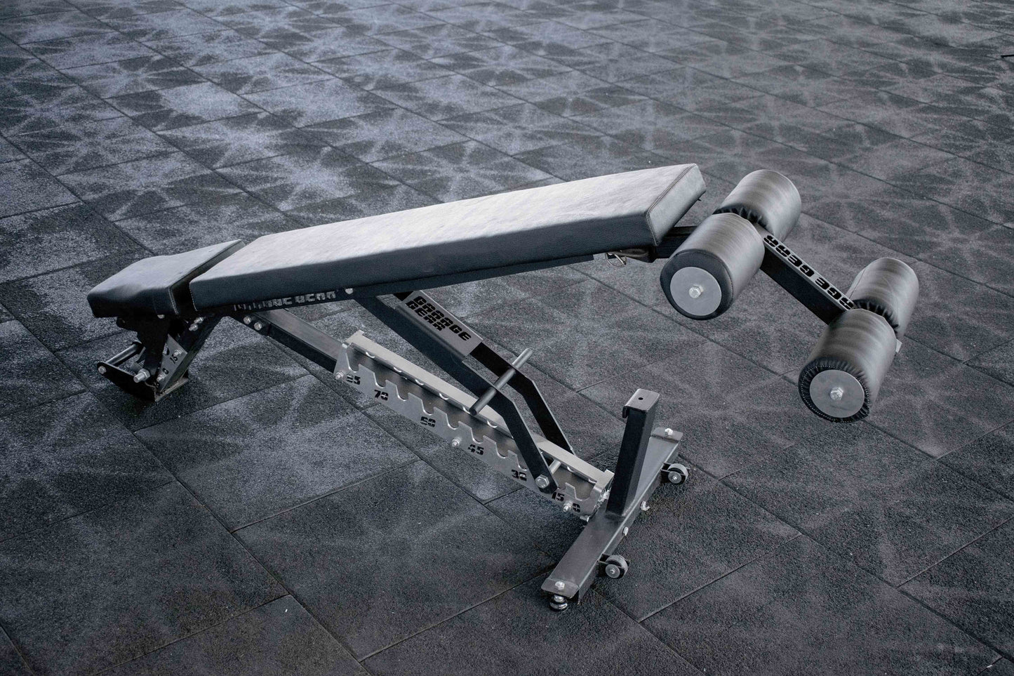 Garage Gear adjustable bench, incline, flat and decline.