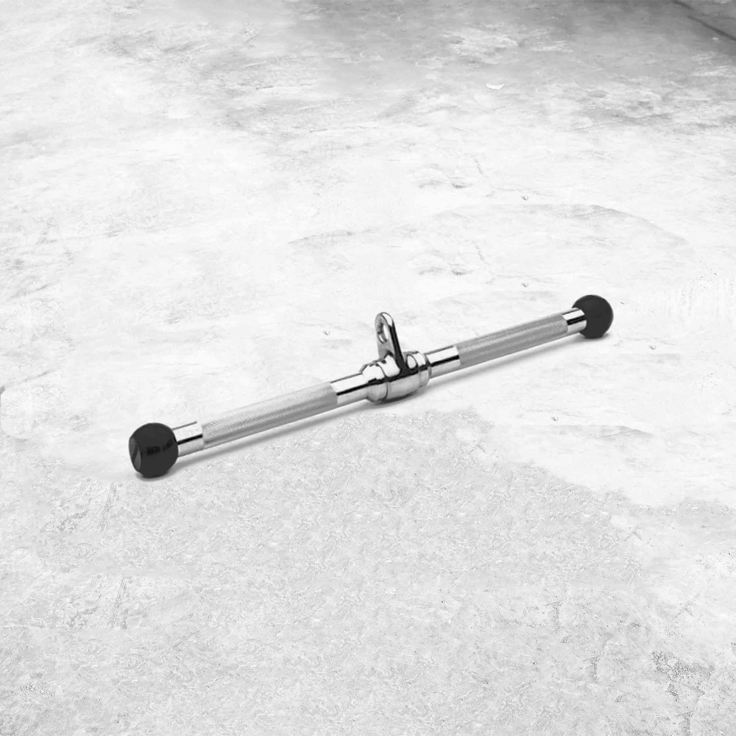 Nickel Plated straight bar short handle.