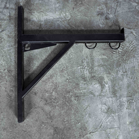 Heavy duty beam for hanging ropes, rings and sandbags at standard distances.